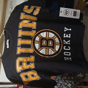 NEW!! Womans Wicked "Boston Bruins NHL Officially Licensed" Crop Top Brand:47